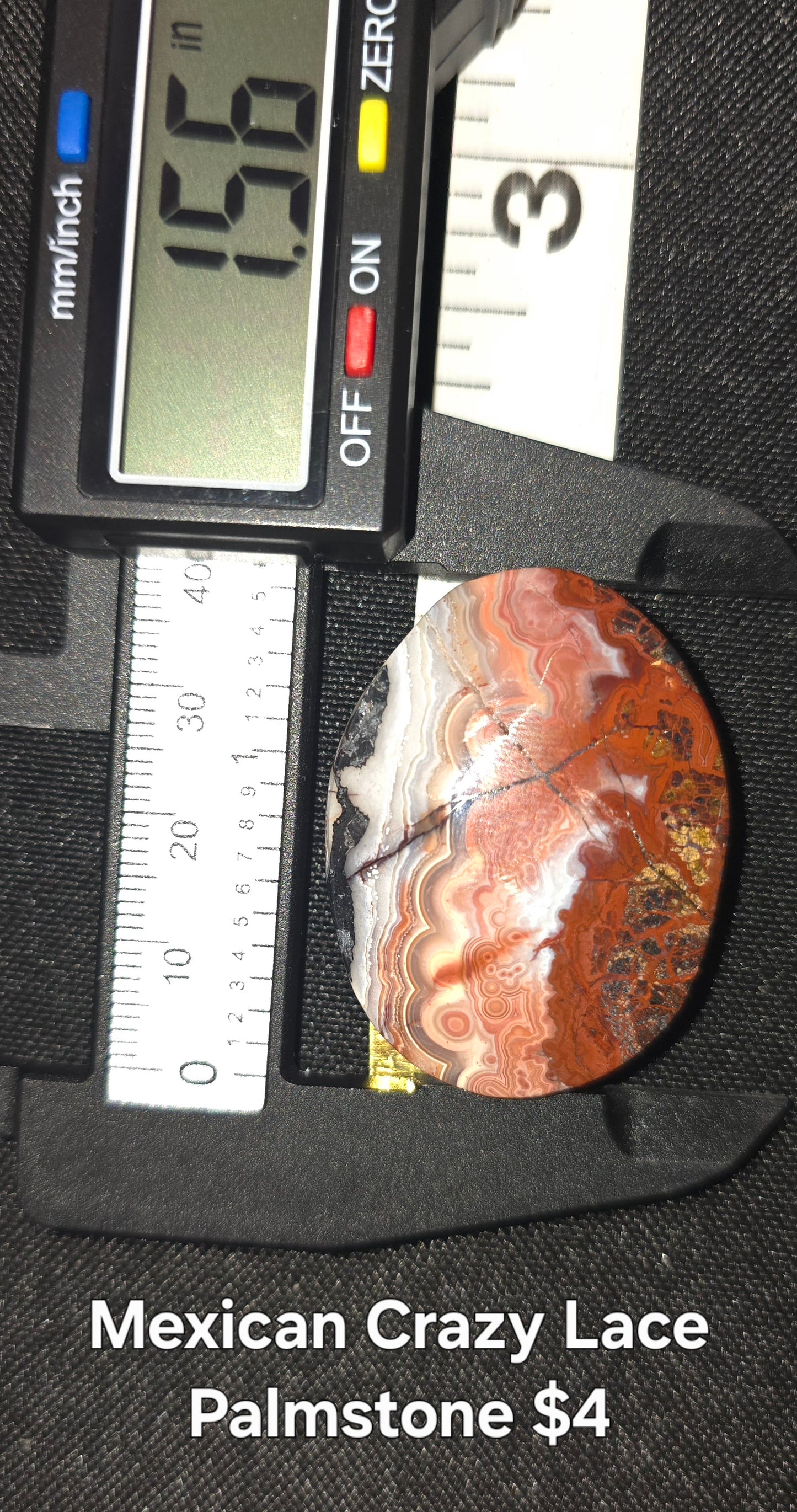 Mexican Crazy Lace Palmstone