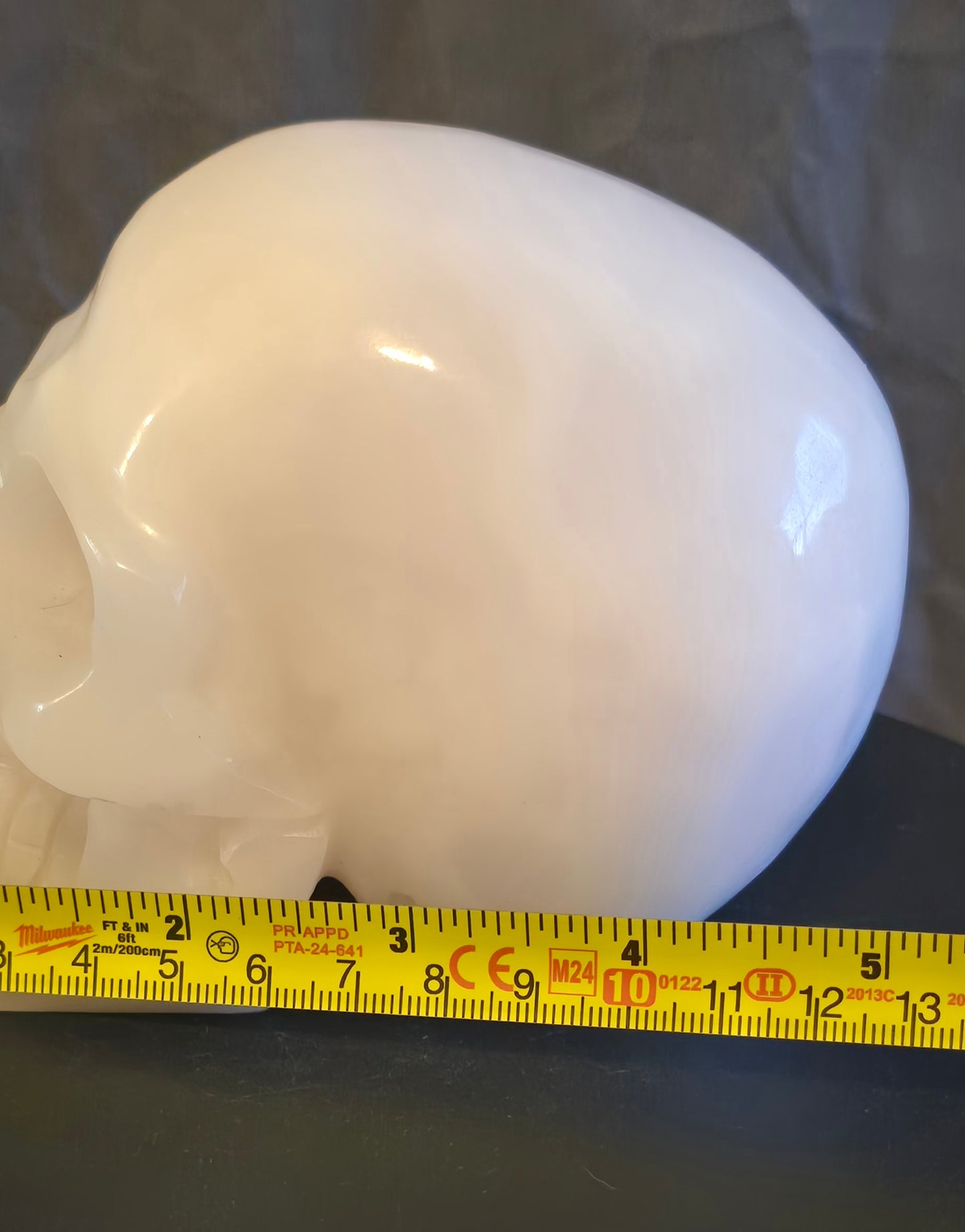 S0287 Pink Mangano Calcite Skull
