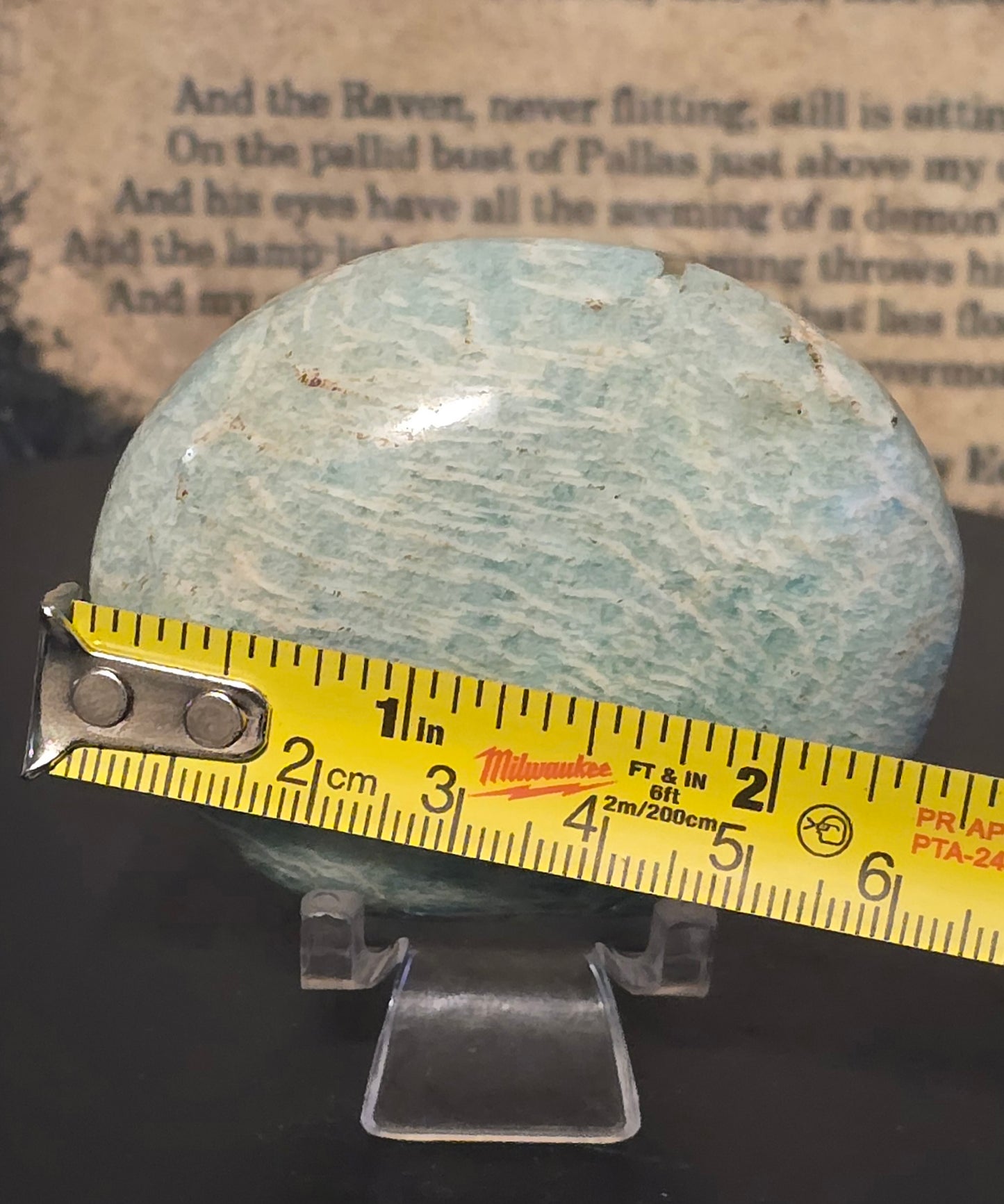 S0154 Amazonite Palmstone