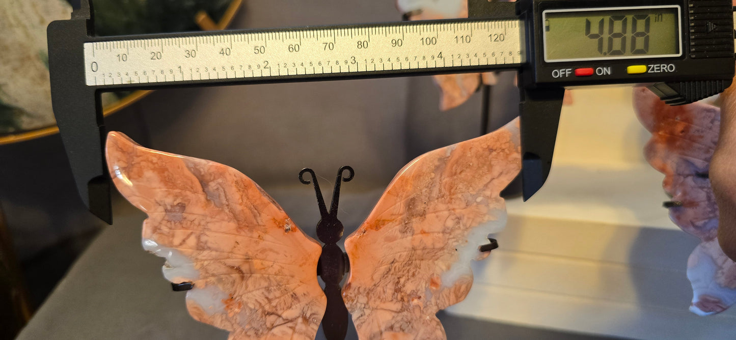 Petal Agate Butterfly