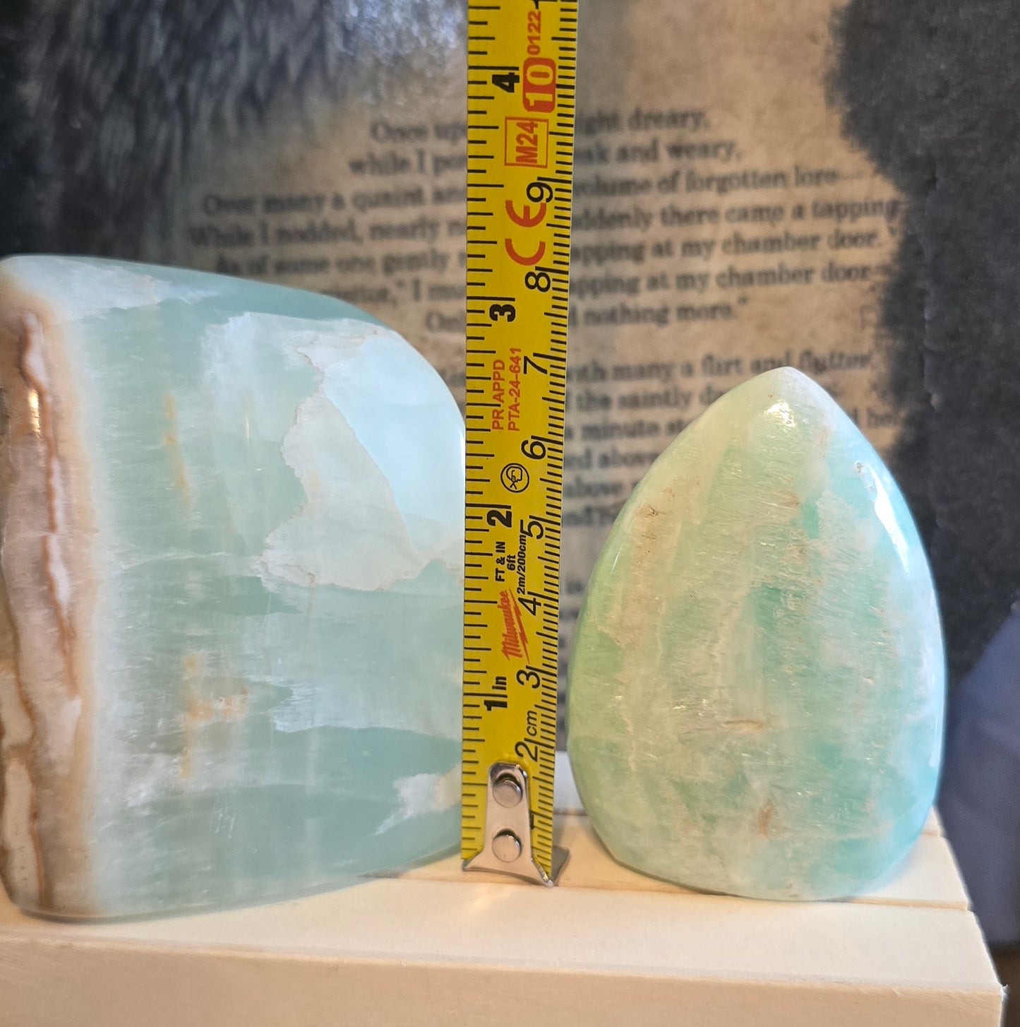 S0128 Caribbean Calcite Freeform #1
