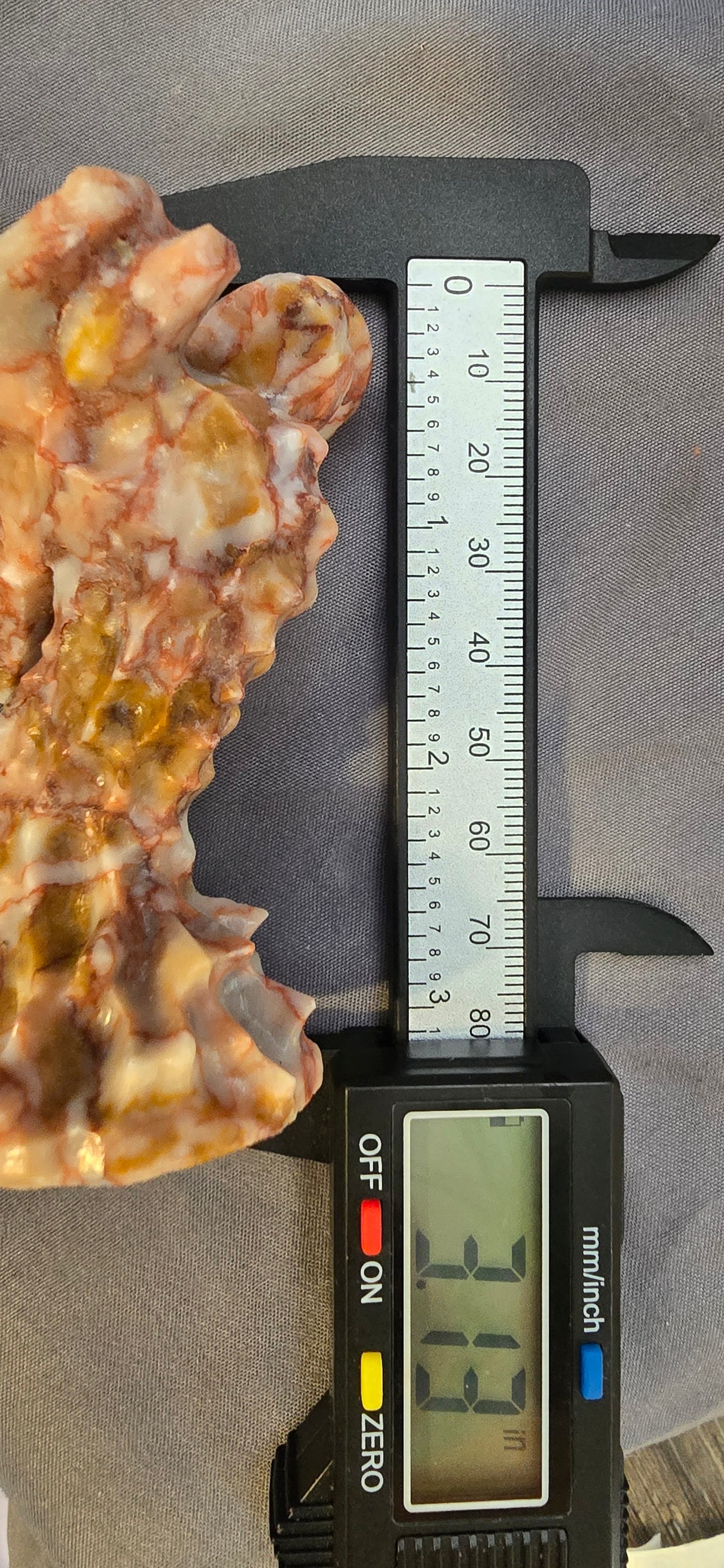 Red Vein Jasper Dragon Head