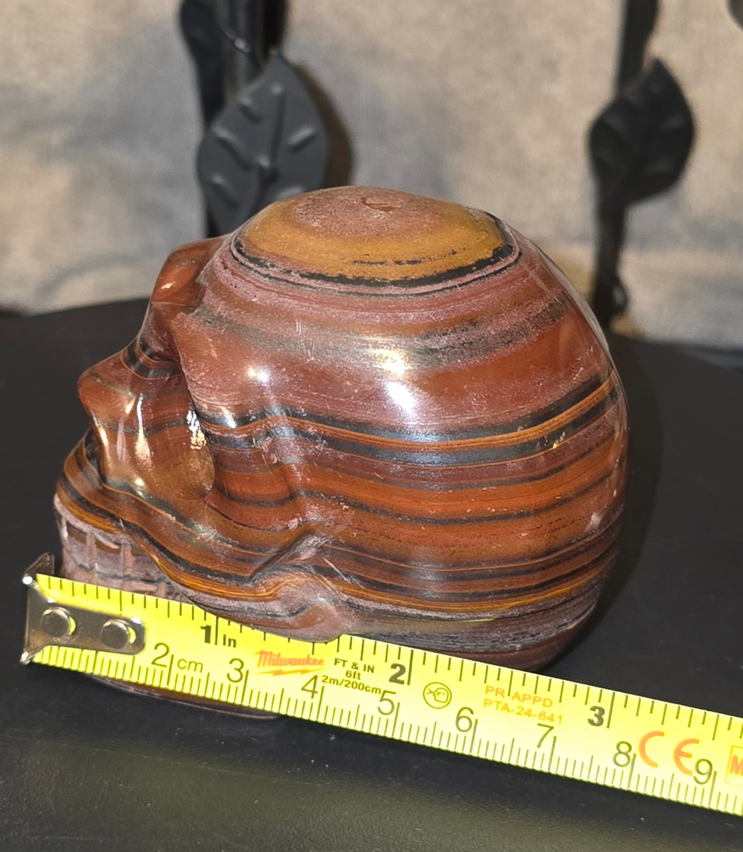 S0072 Tiger Iron Skull