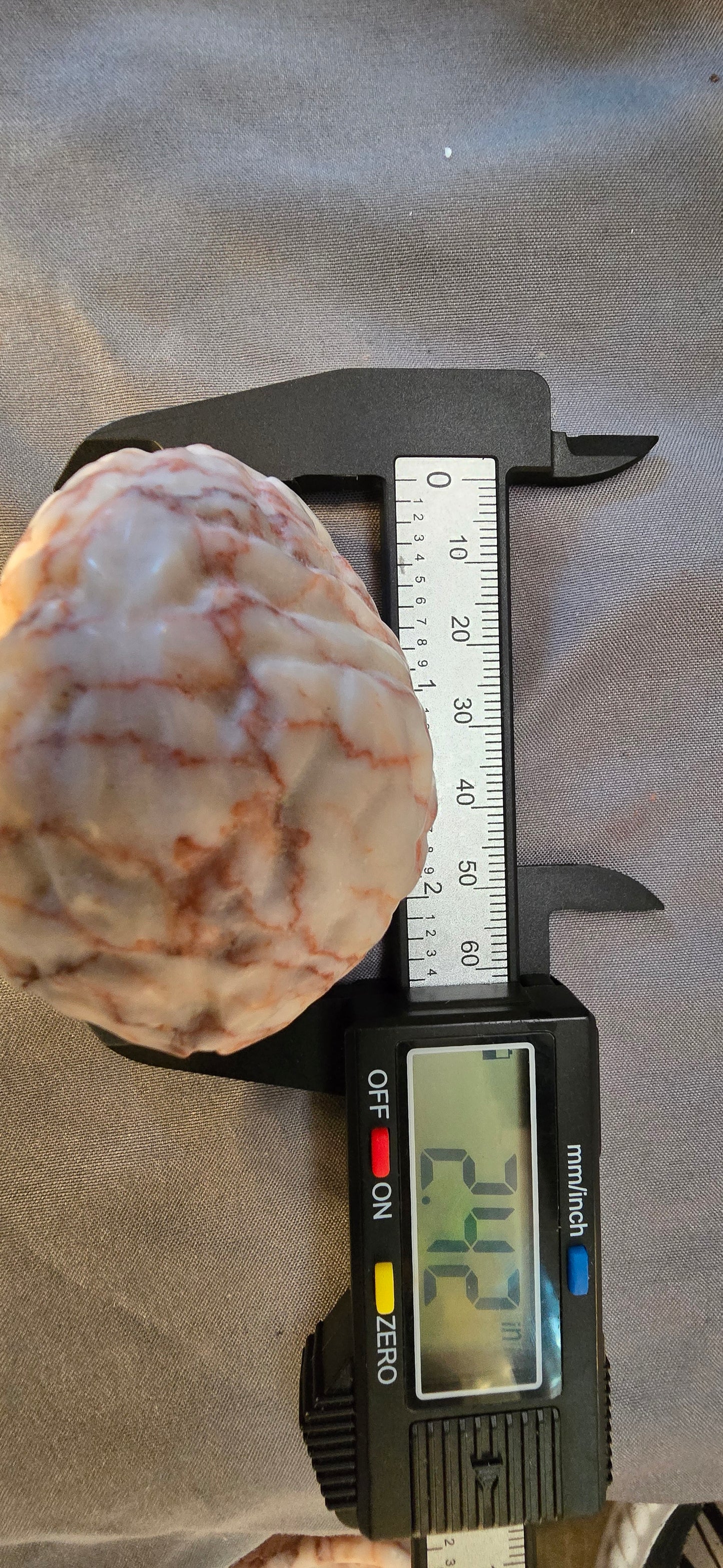 Red Vein Jasper Med Brain