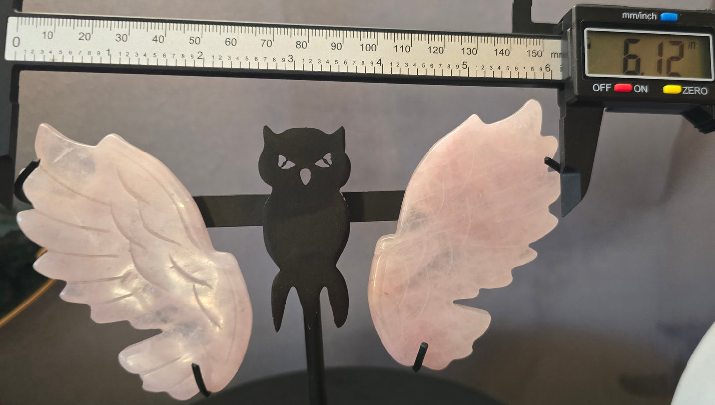 Rose Quartz Owl