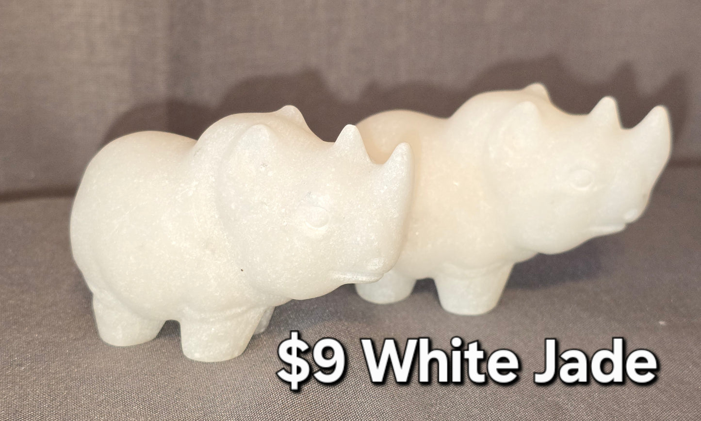 White Jade Rhino