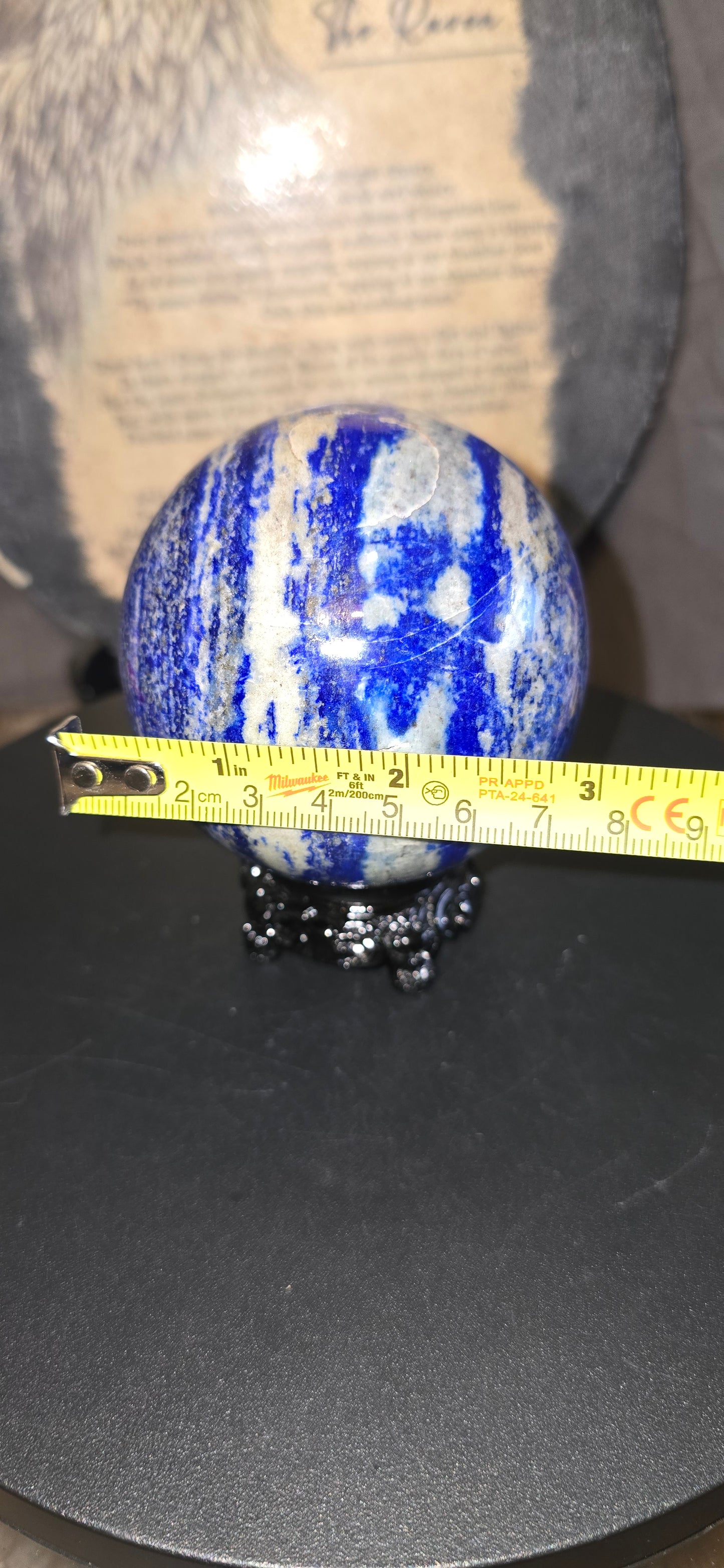 S0165 Lapis Lazuli Sphere