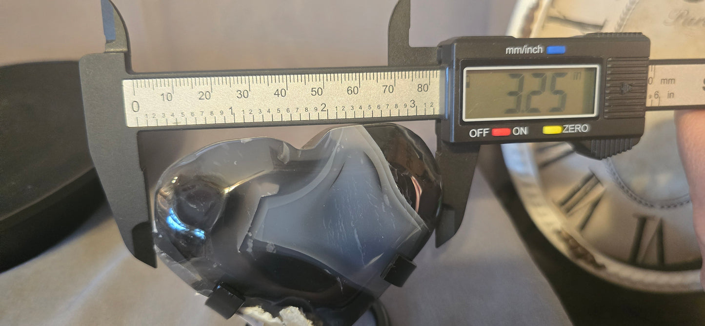 Volcanic Agate Heart