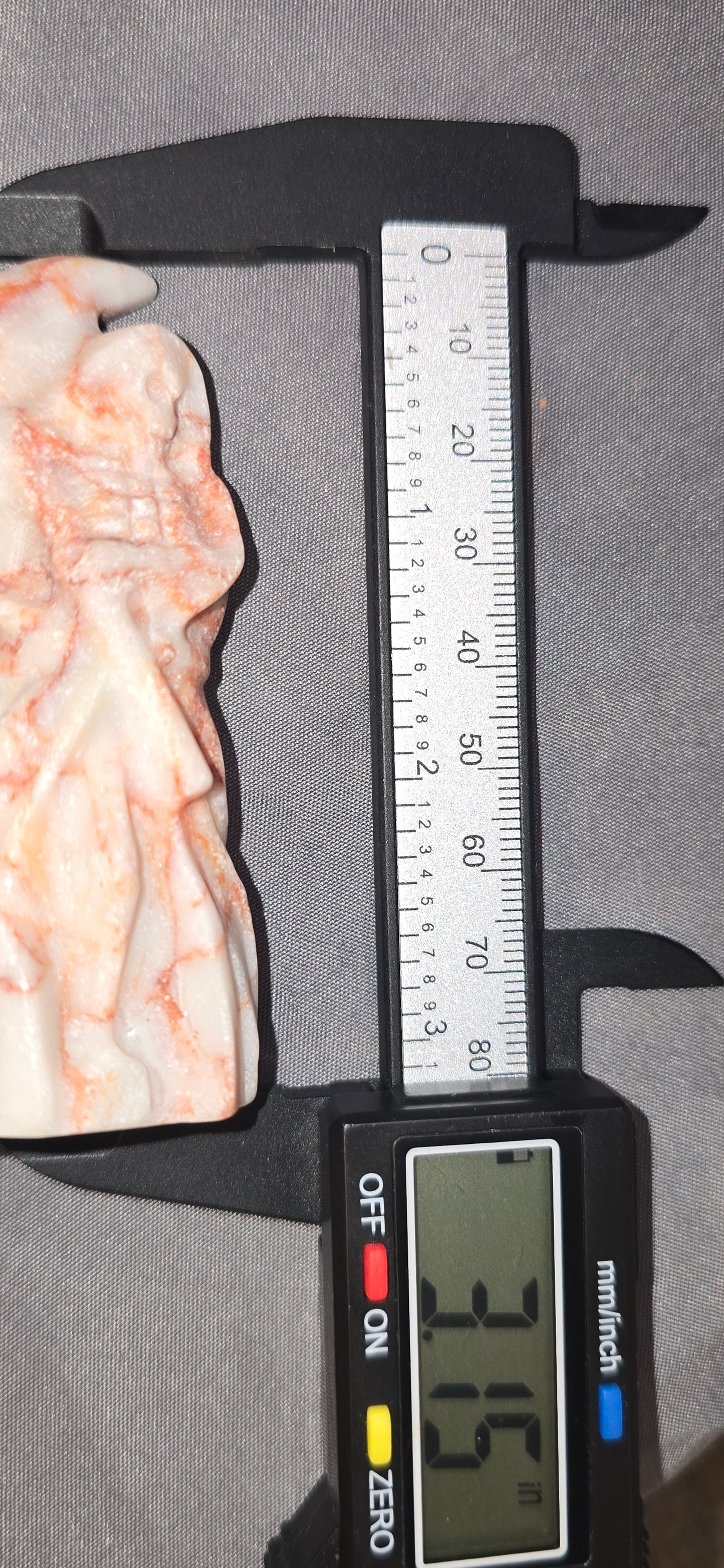 Red Vein Jasper Grim Reaper