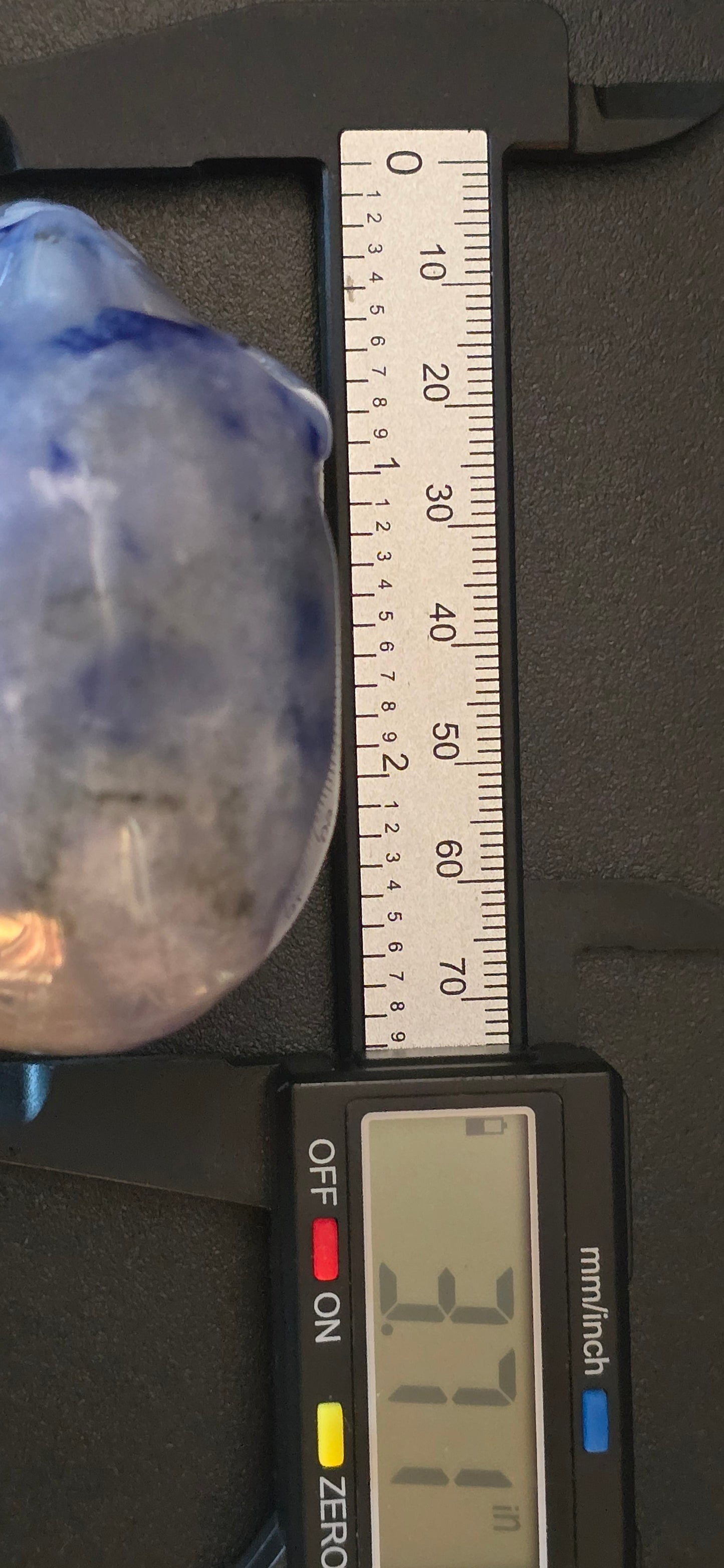 Blue Hackmanite Skull