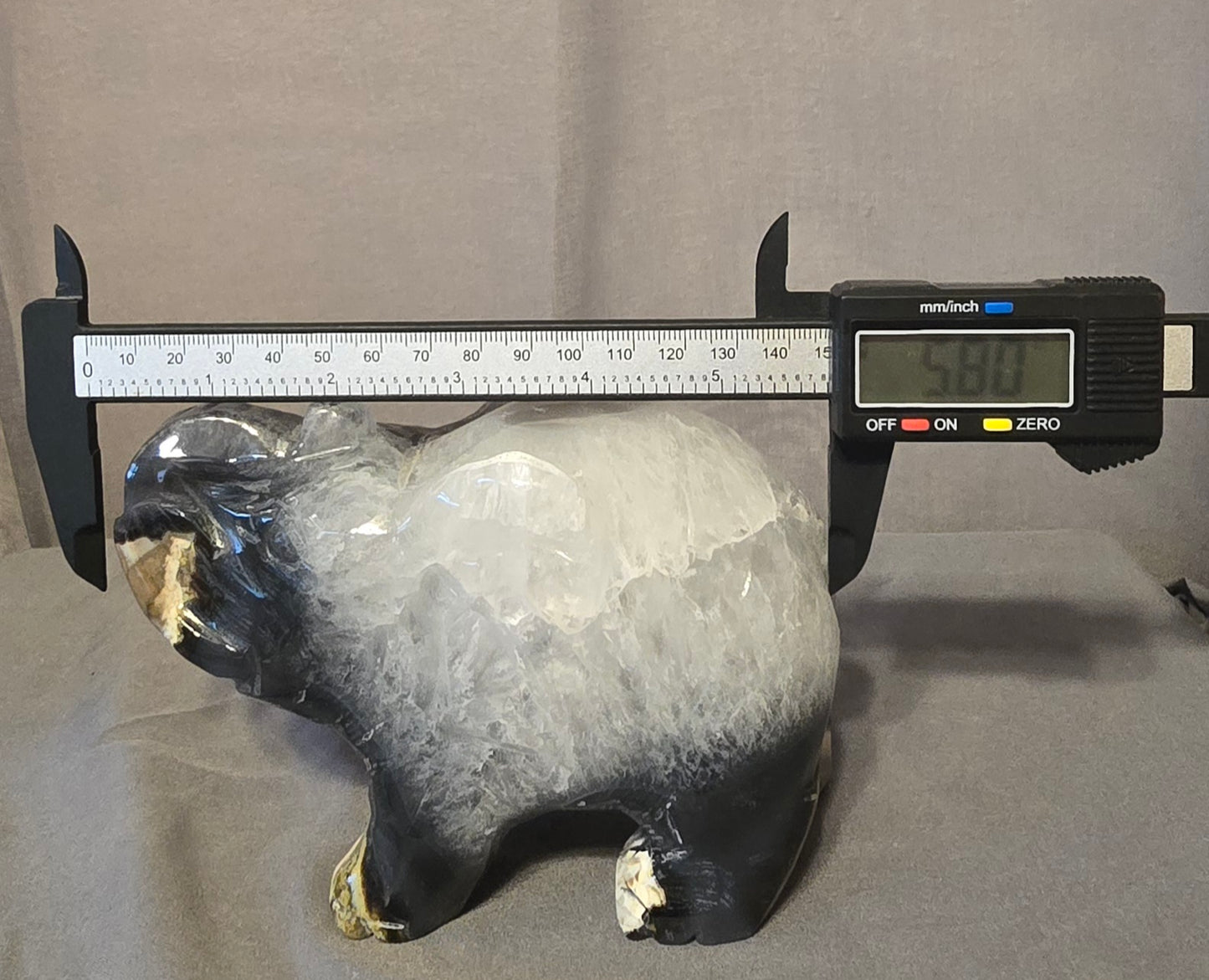 Volcanic Agate Elephant