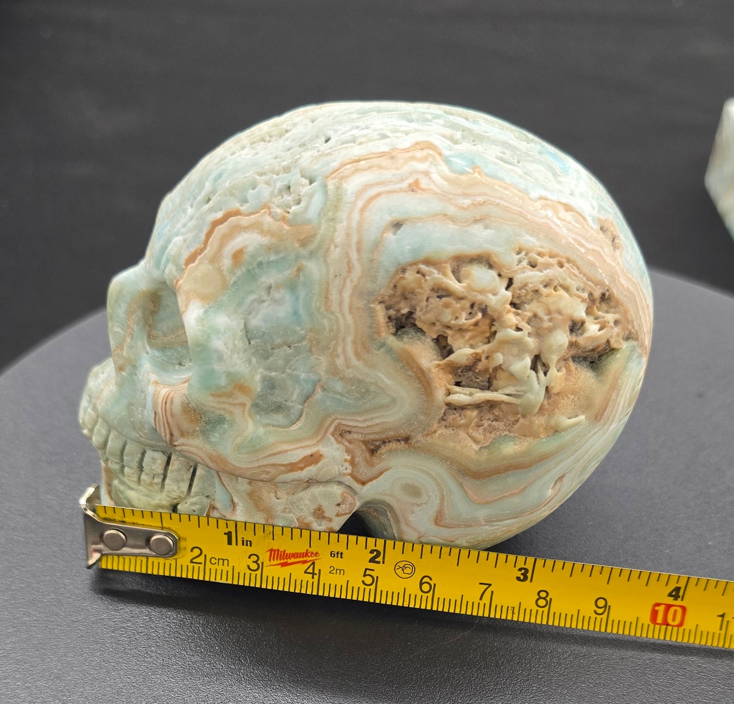 S0084 Hemimorphite Skull