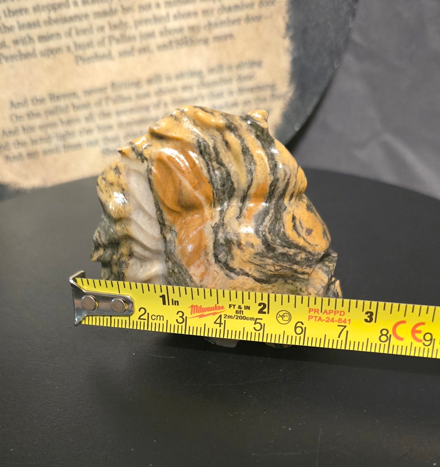 S0227 Tiger Skin Punk Skull