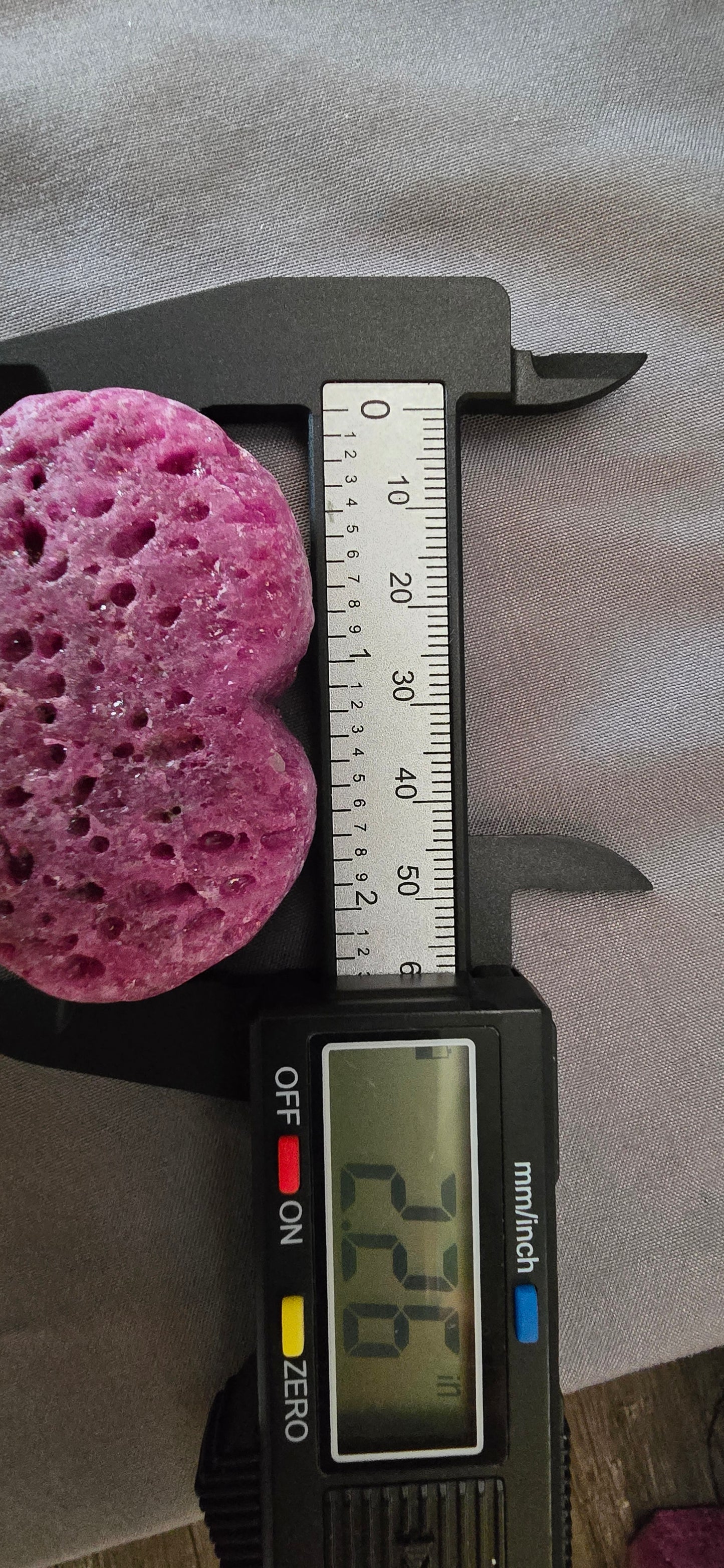 Honeycomb Ruby Heart