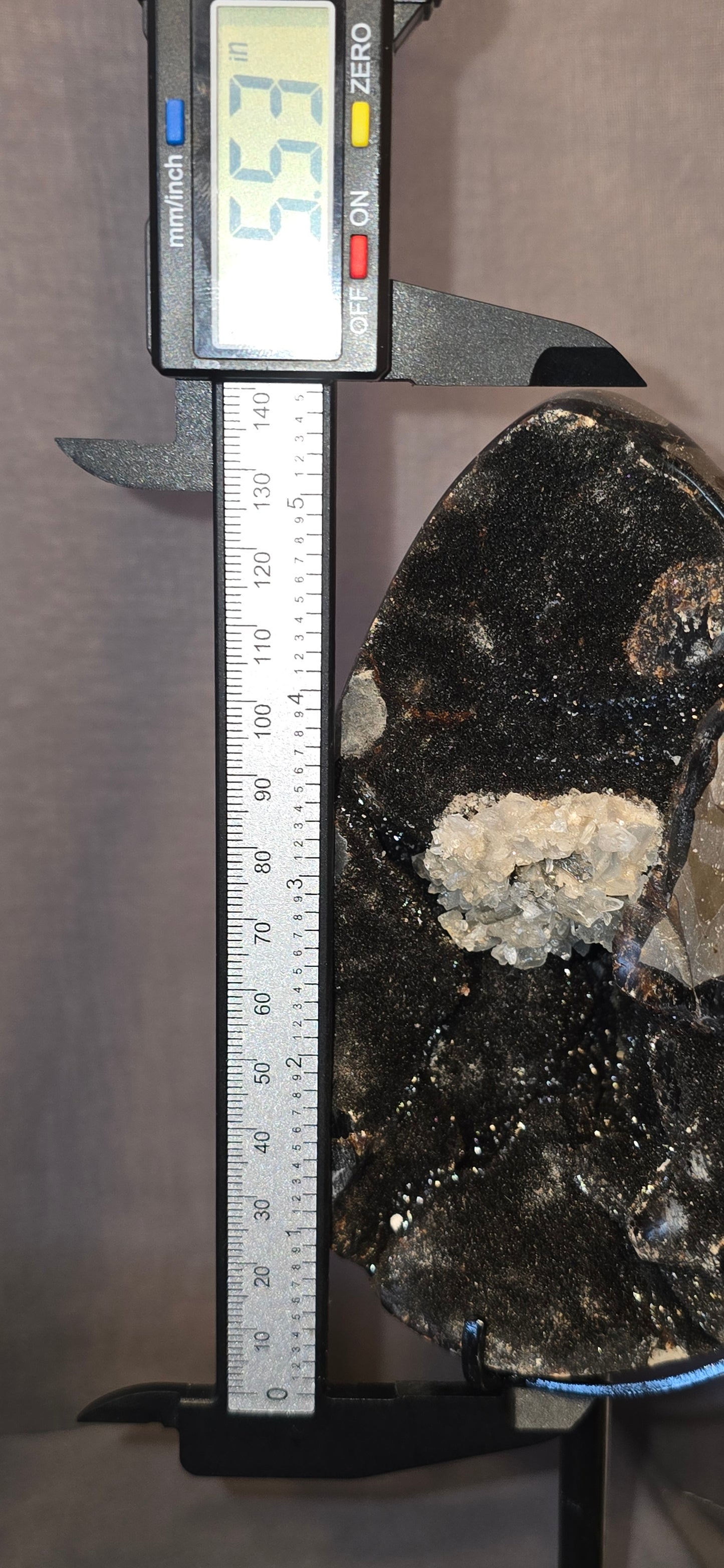 Septarian Geode Egg & Stand