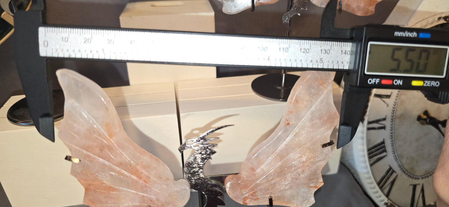 Fire Quartz & Golder Healer Dragon/Butterfly