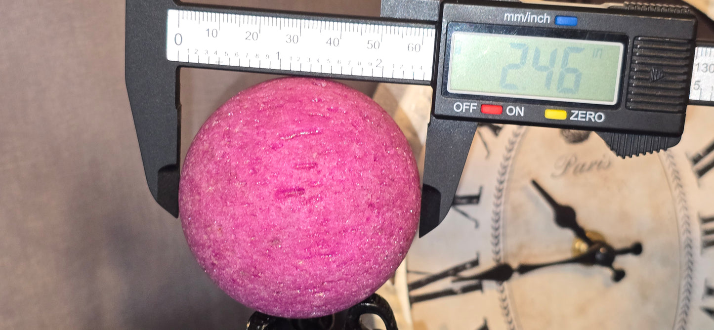 Honeycomb Ruby Sphere