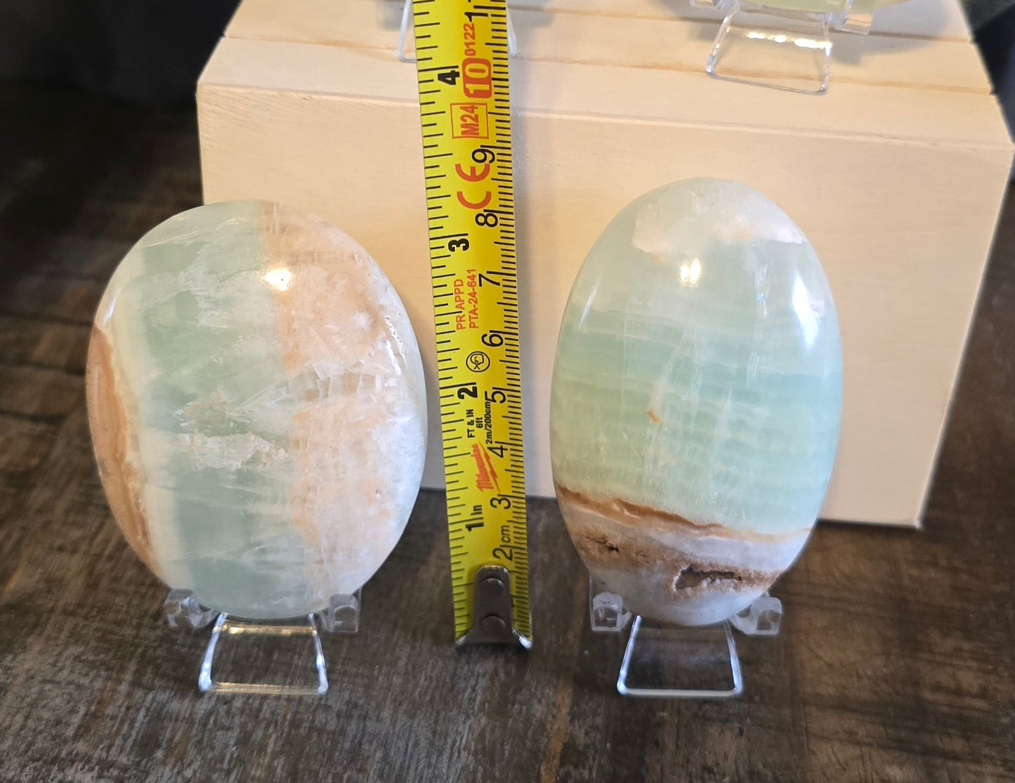 S0139 Caribbean Calcite Palmstone #3 & #4