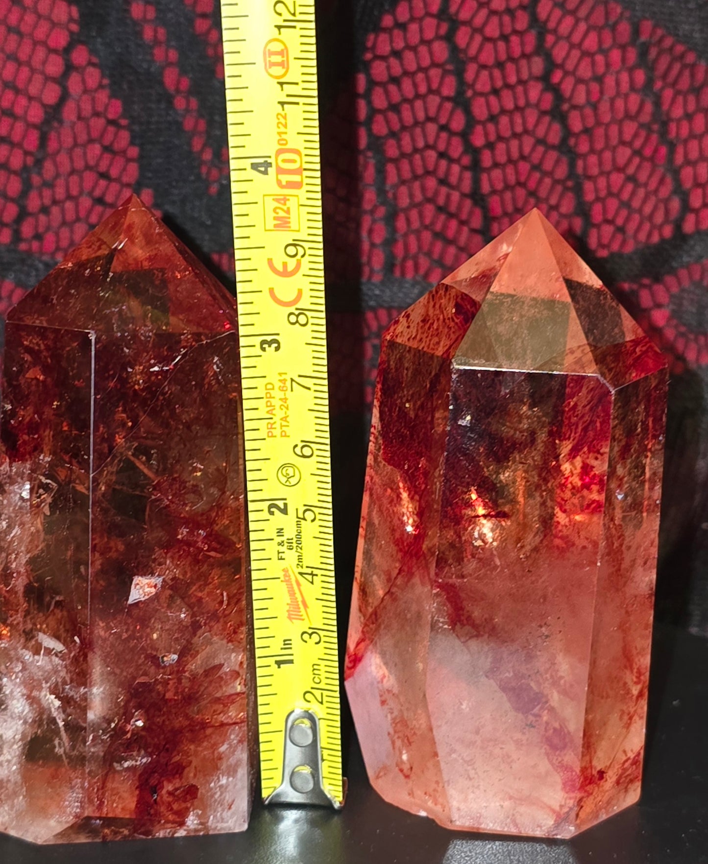 S0043 Madagascar Heat-treated Fire Quartz Tower