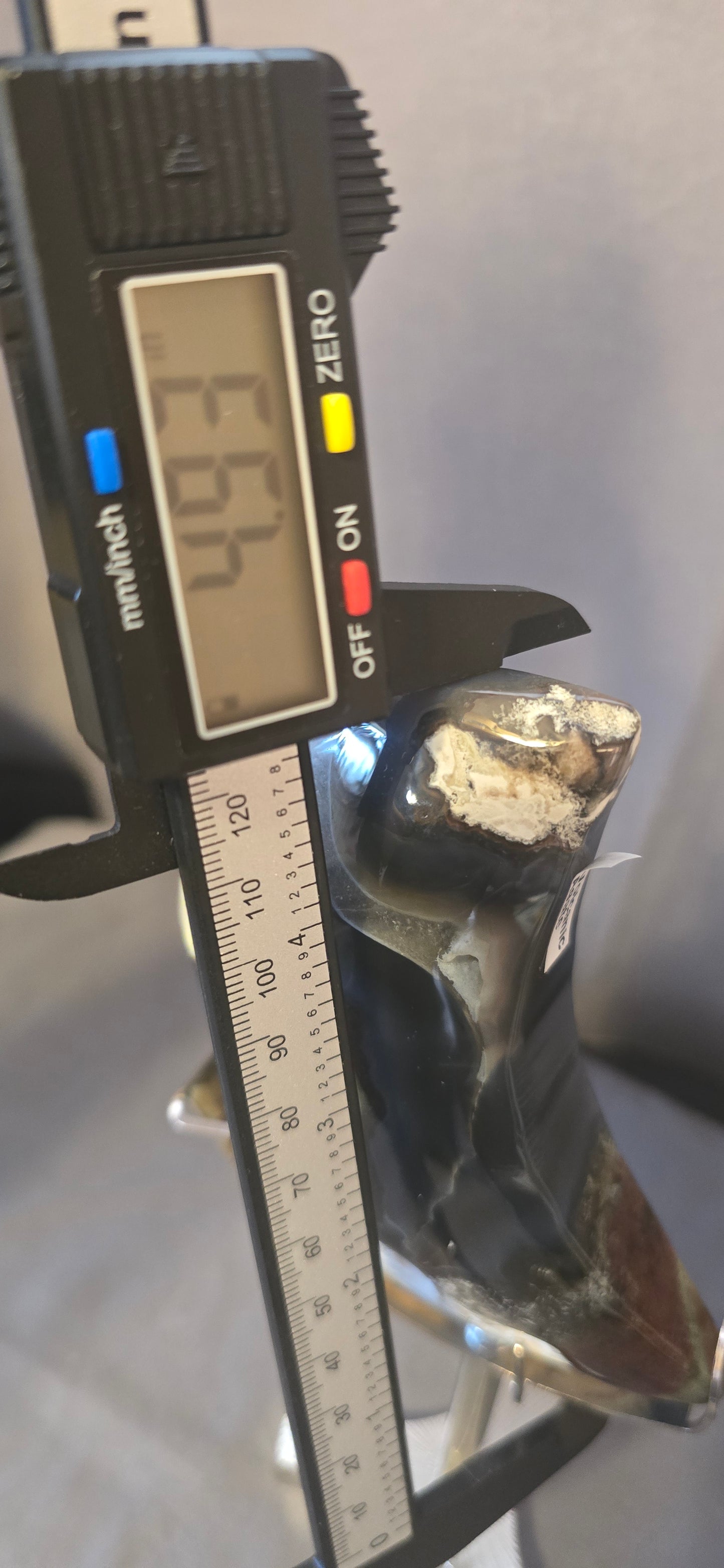 Volcanic Agate Moon & Stand