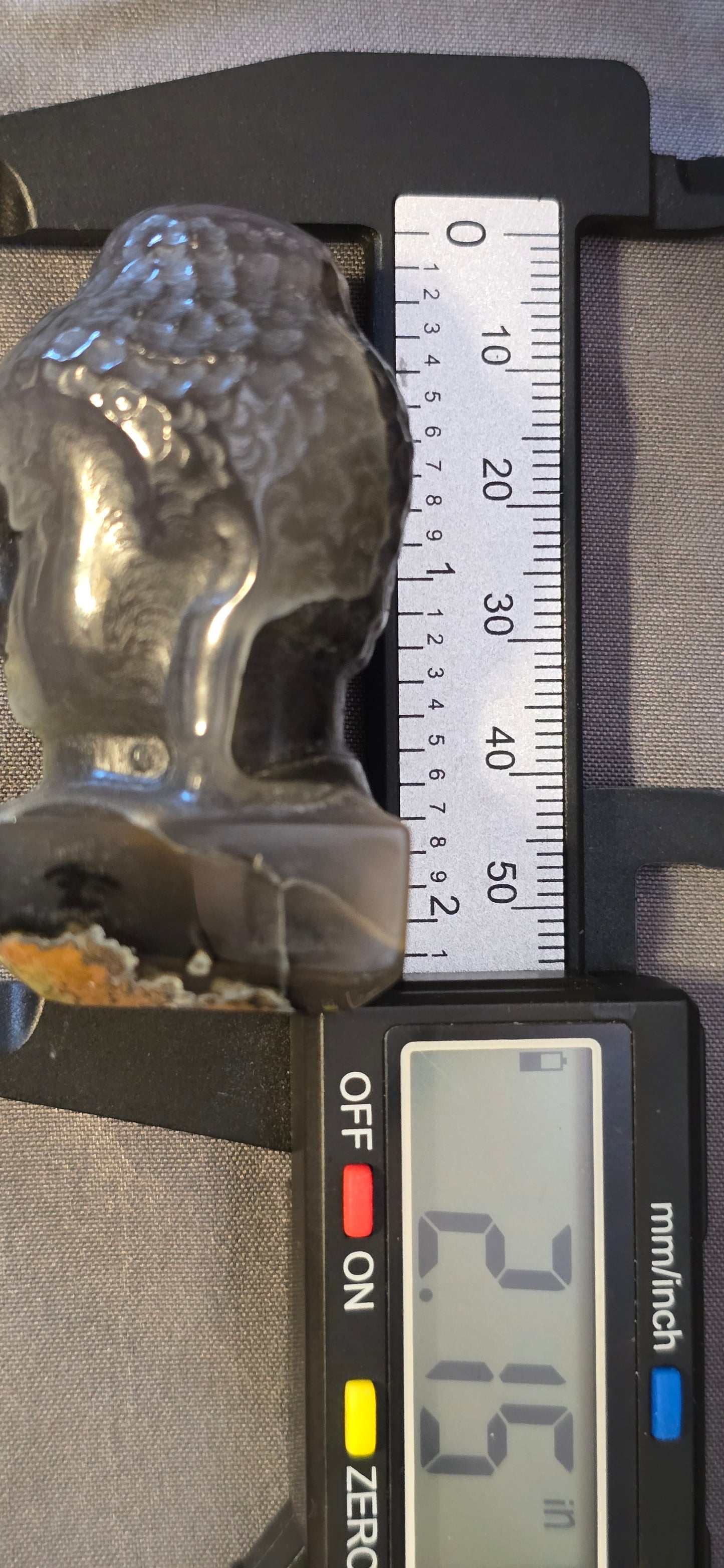 Volcanic Agate Buddha Head