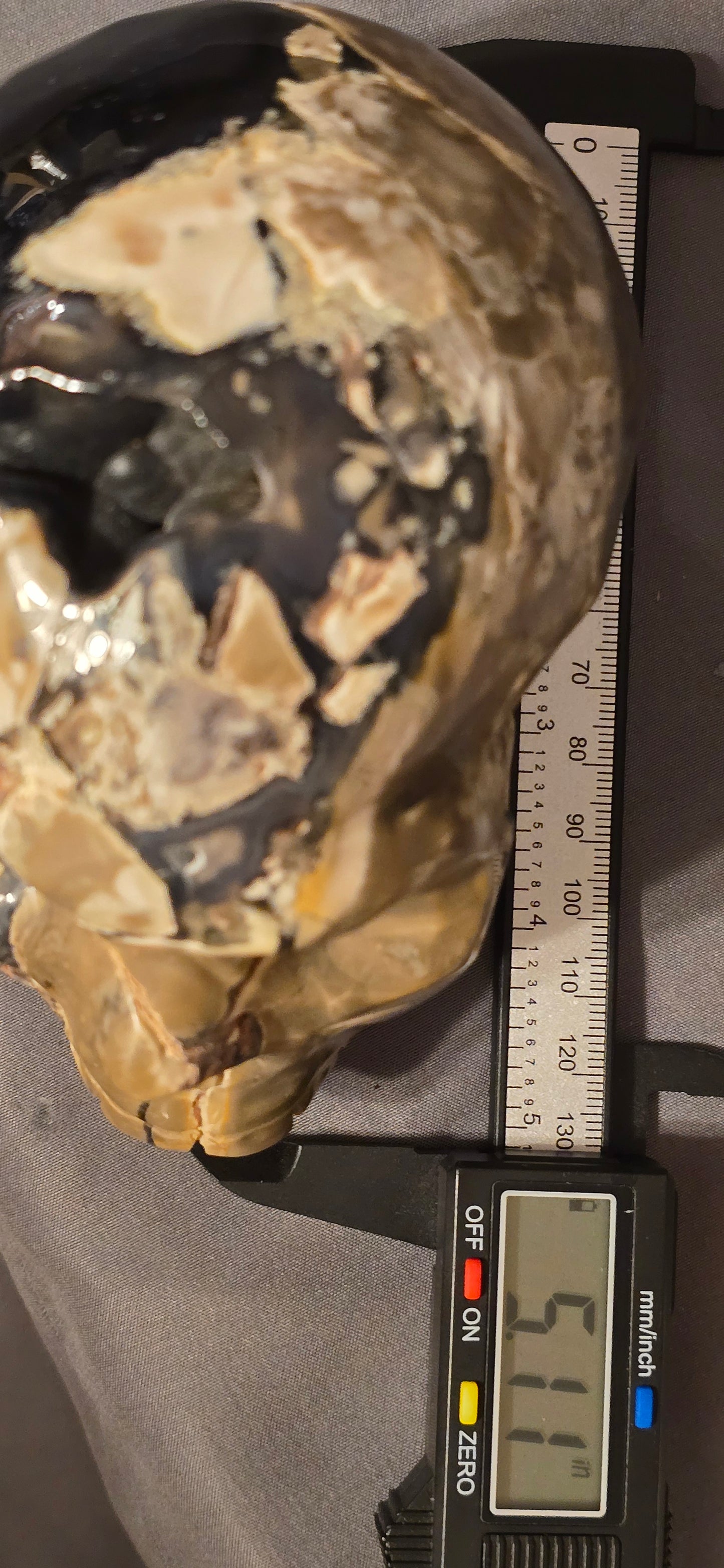 Volcanic Agate Skull