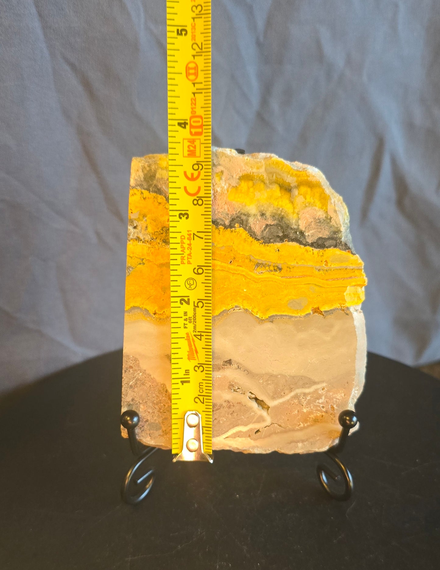 S0265 Bumblebee Jasper Slab