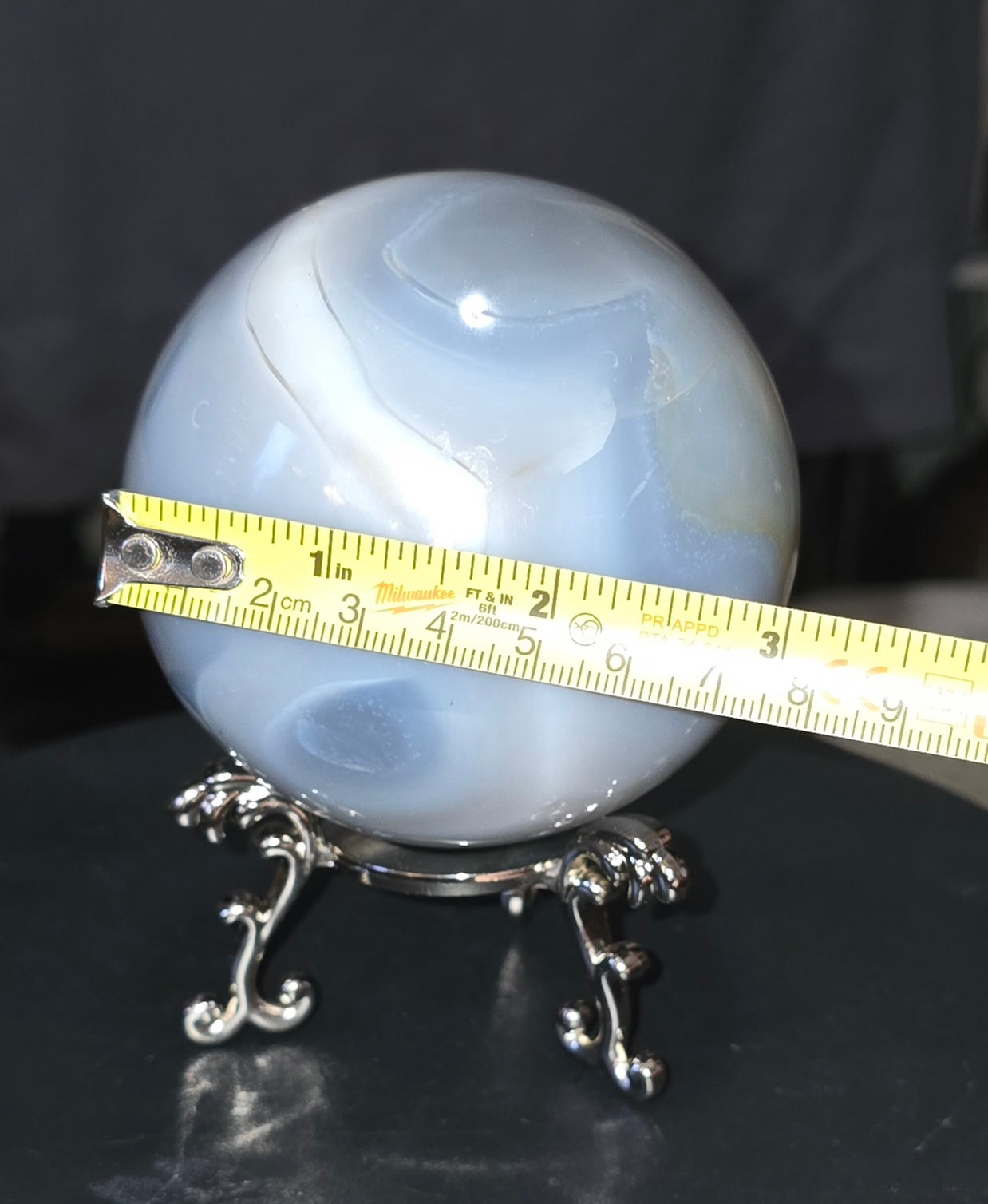 S0397 Orca Agate Sphere