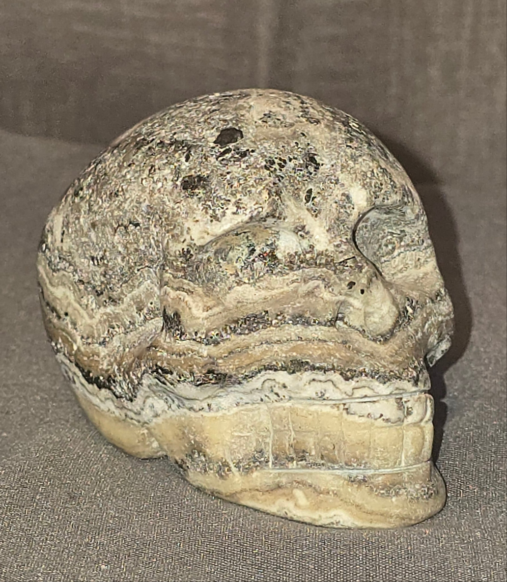 Dendric Calcite Skull