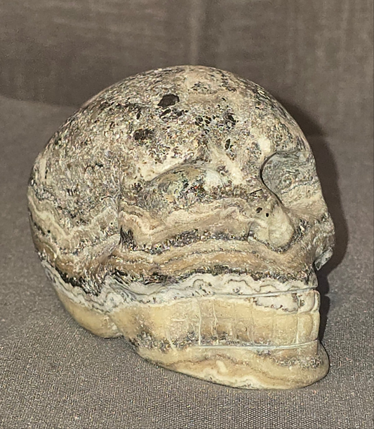 Dendric Calcite Skull