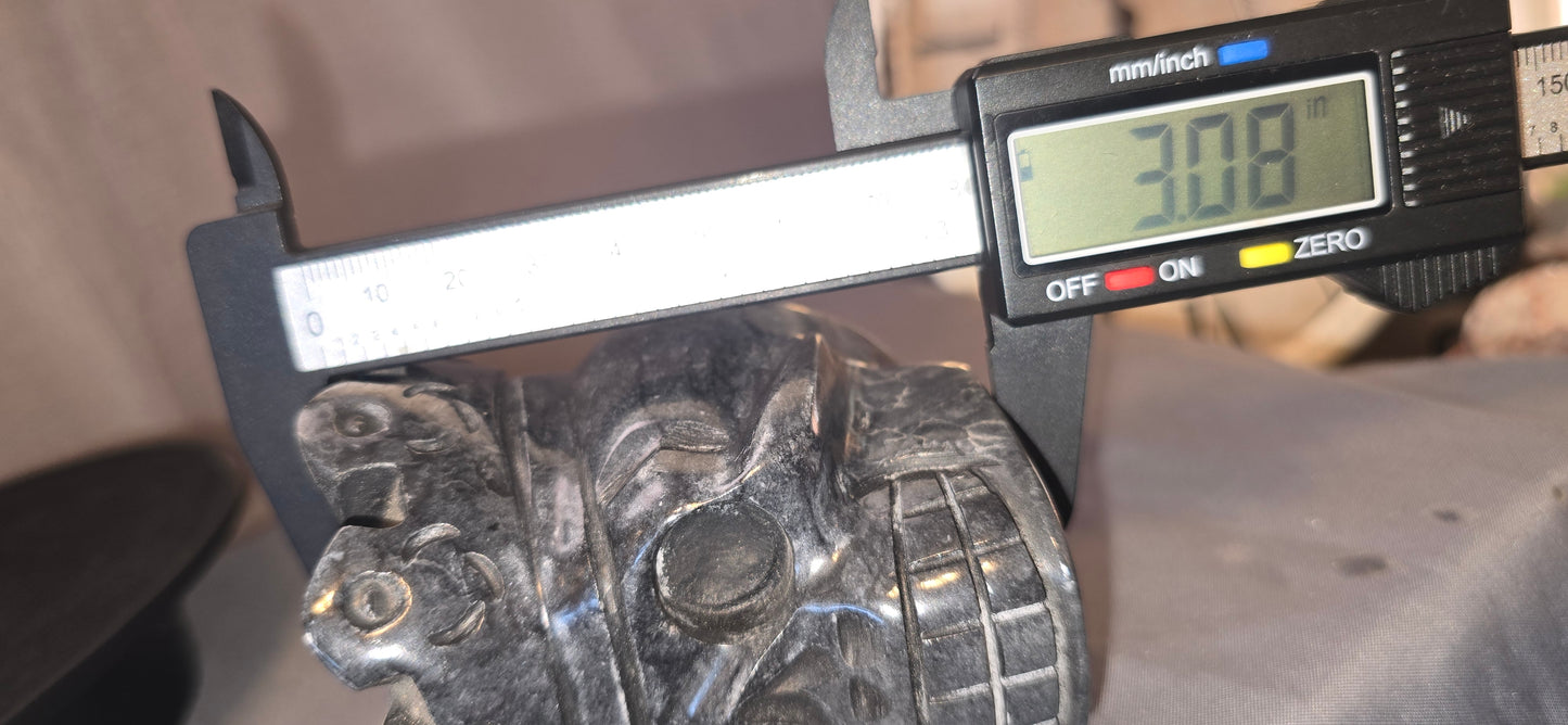 Black Opal Skull Stand