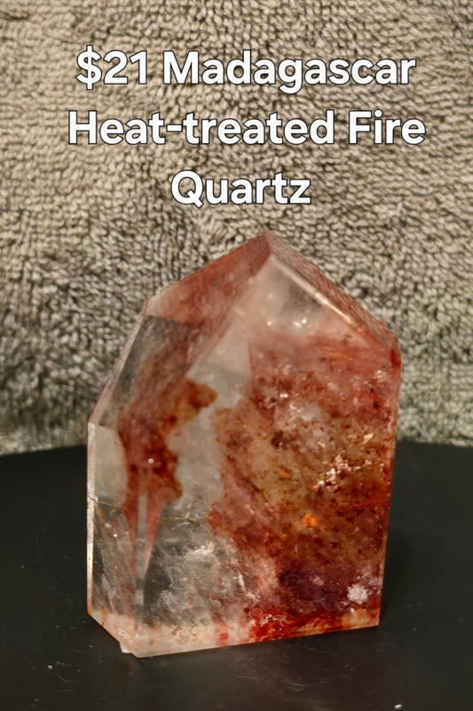 S0048 Madagascar Heat-treated Fire Quartz