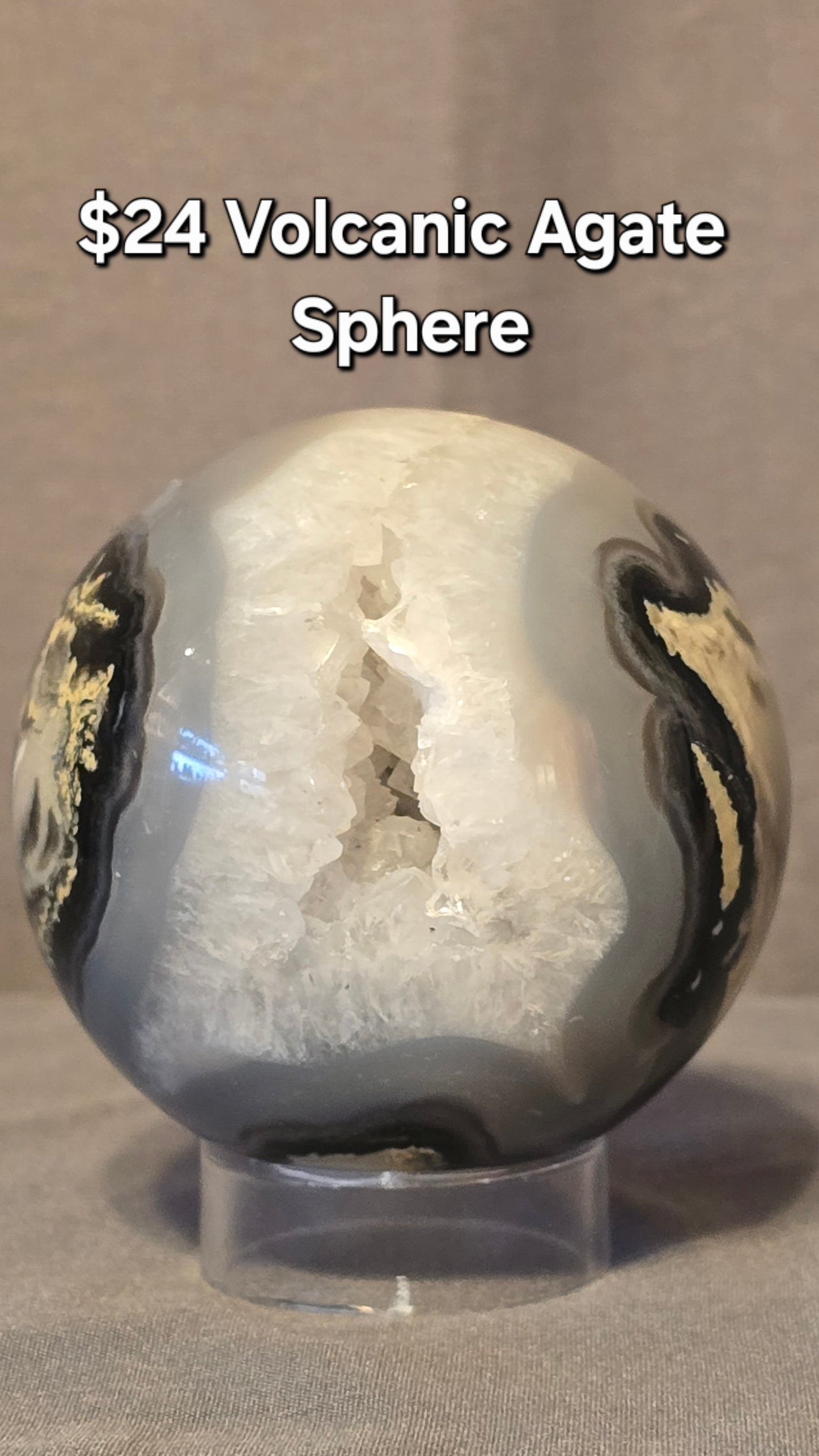 Volcanic Agate Sphere