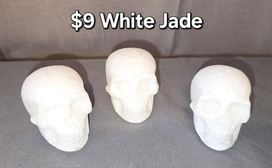 White Jade Skull