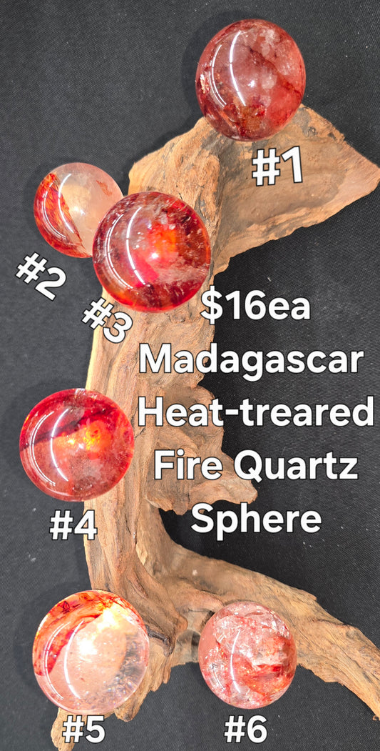 S0036 Madagascar Heat Treated Fire Quartz