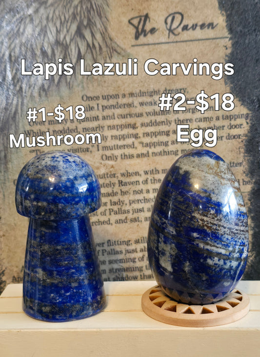 S0195 Lapis Lazuli Mushroom