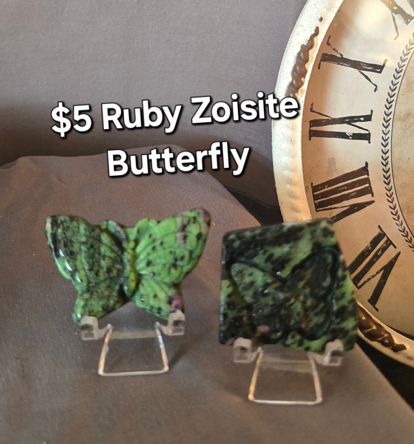Ruby Zoisite Butterfly