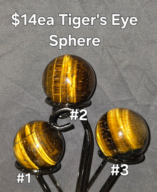 S0295 Tiger's Eye Sphere