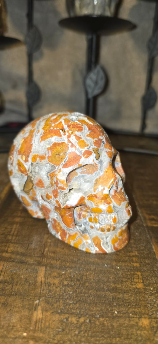 S0049 Brecciated Jasper Skull