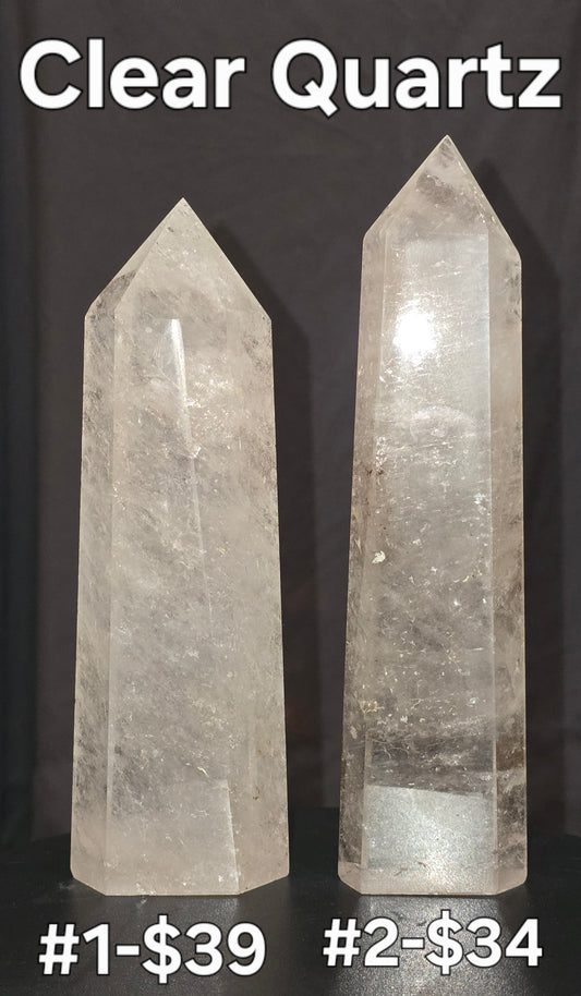 S0403 Clear Quartz Tower