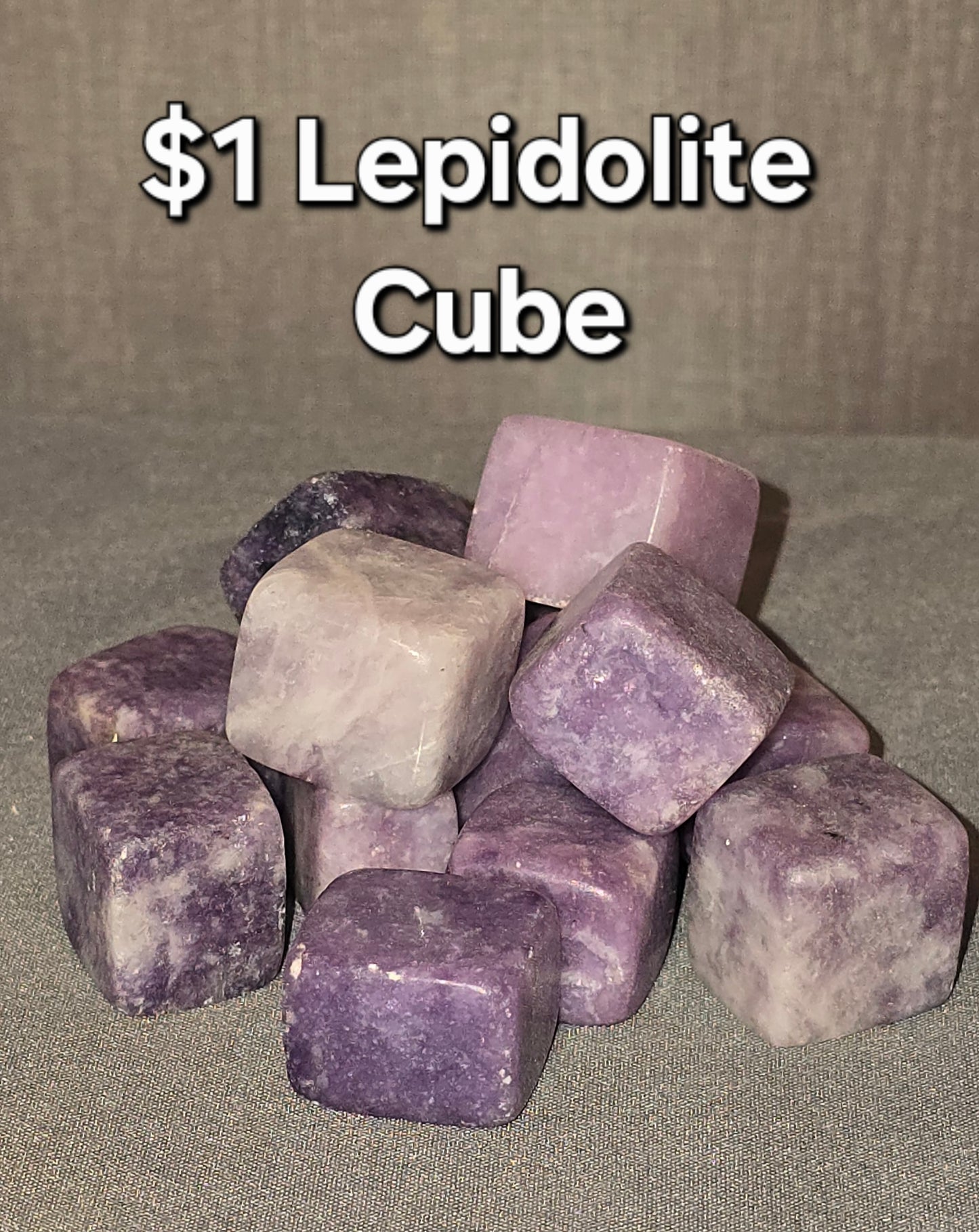 Mini Lepidolite Cube