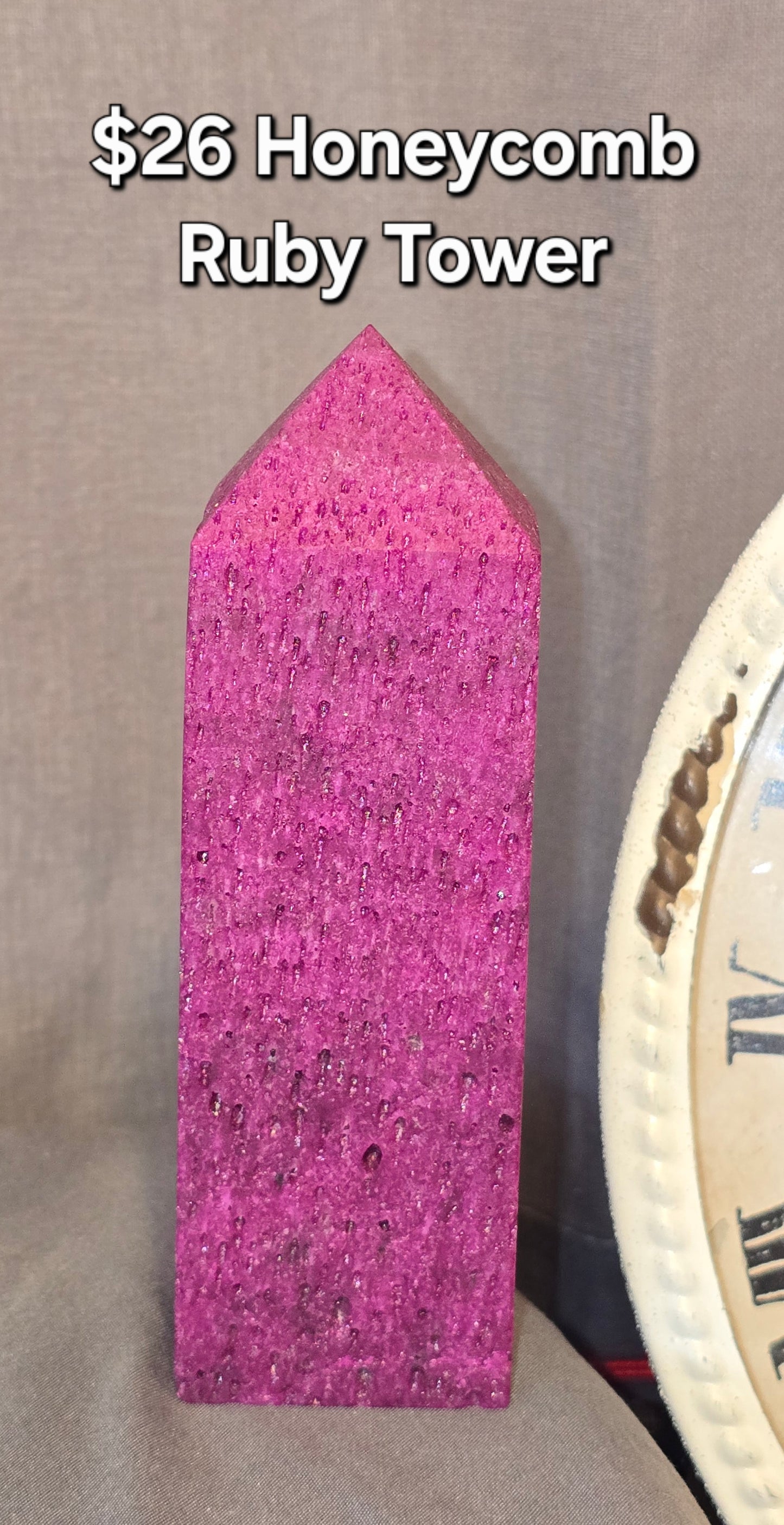 Honeycomb Ruby Tower