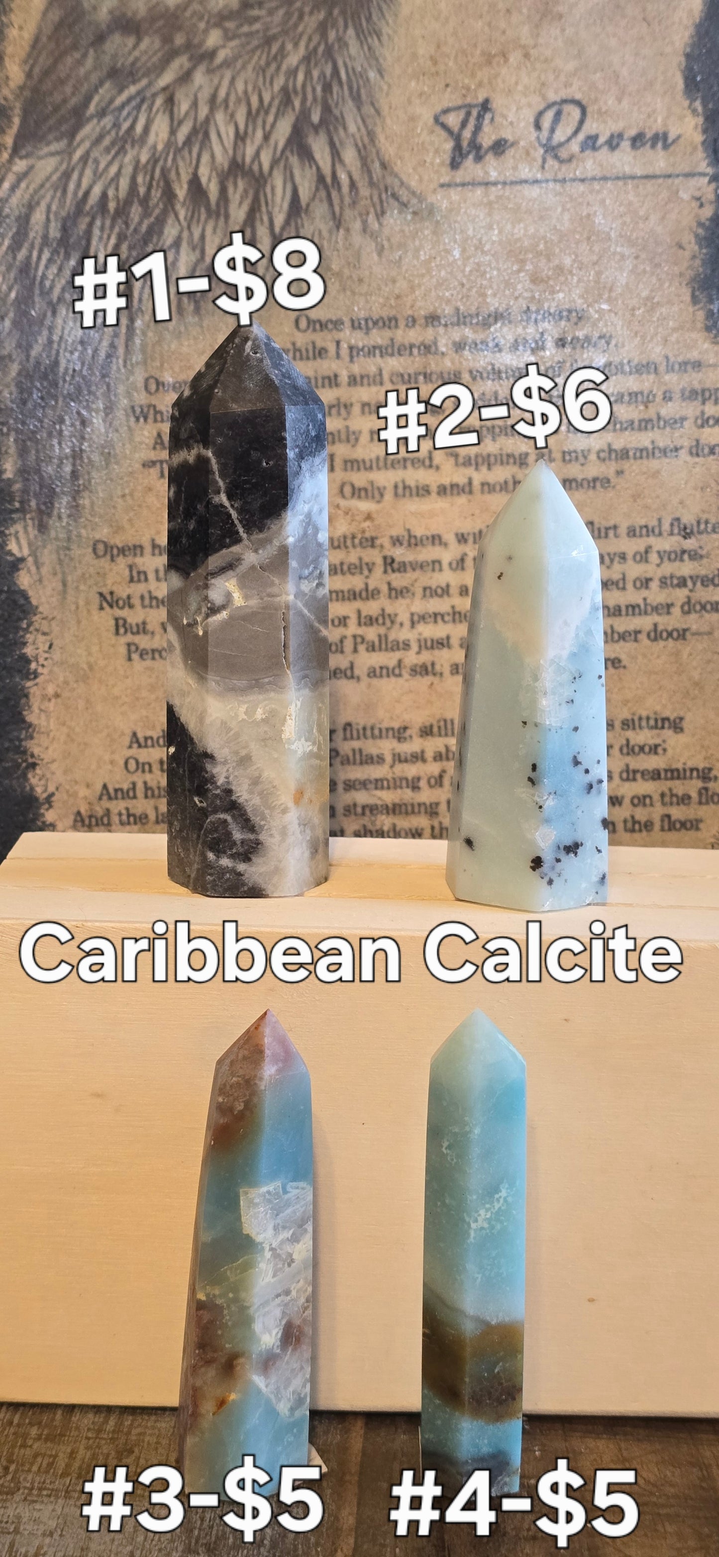 S0132 Caribbean Calcite Point #1
