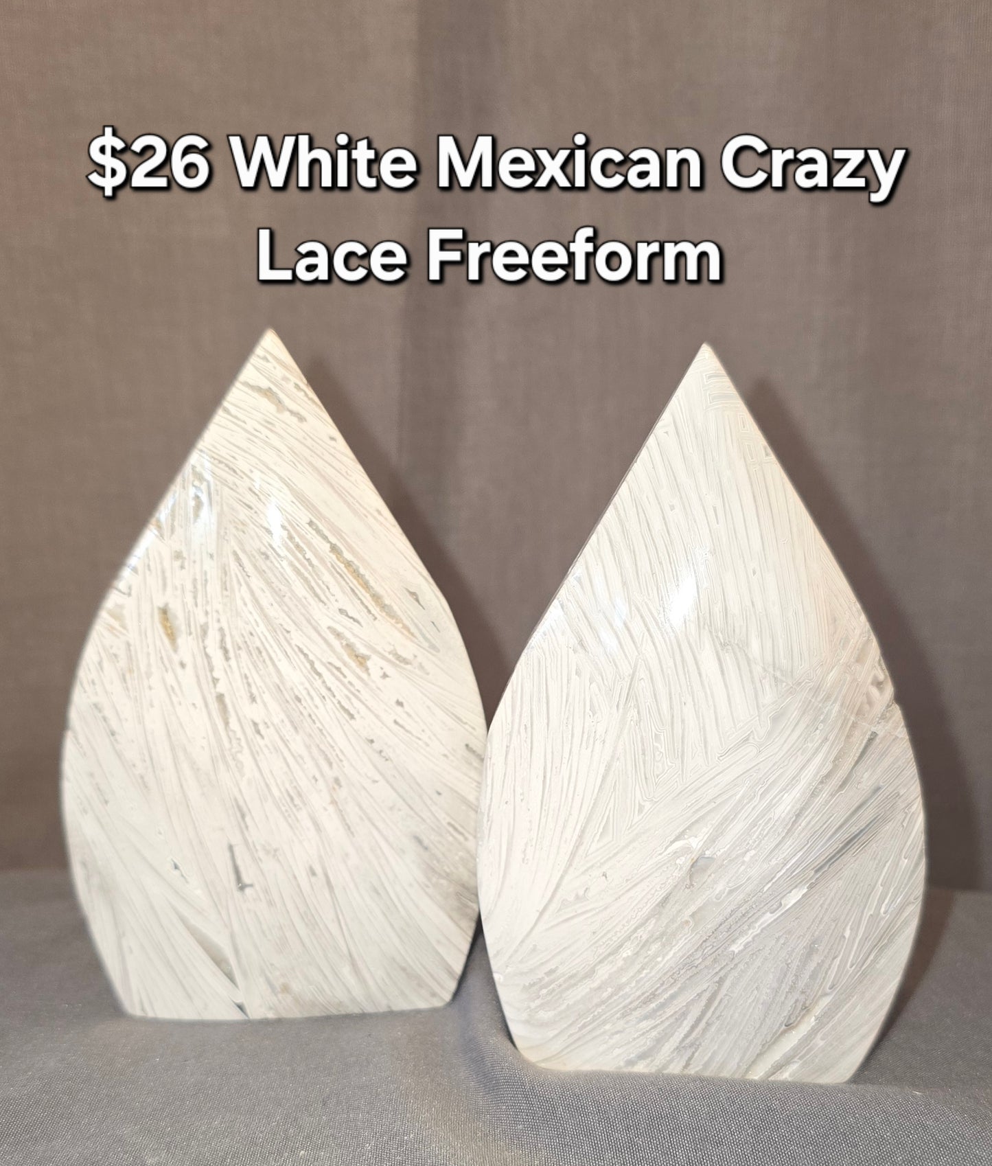 White Mexican Crazy Lace Freeform