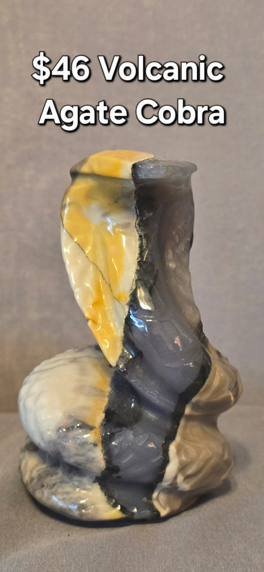 Volcanic Agate Cobra