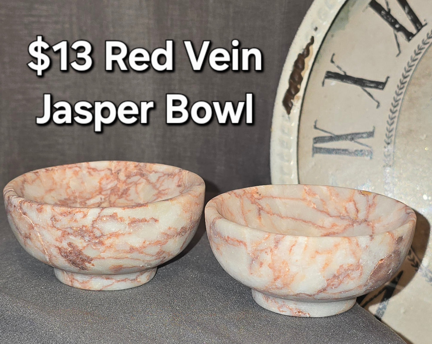 Red Vein Jasper Bowl