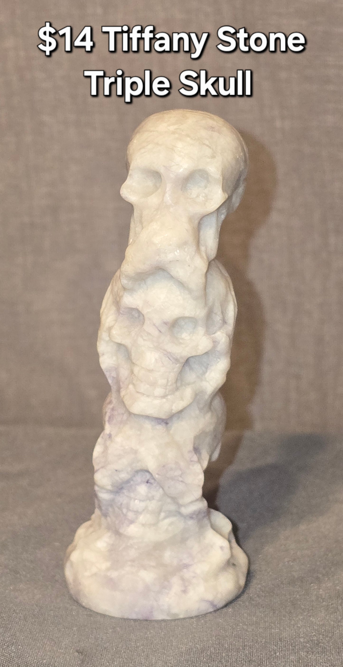 Tiffany Stone Triple Skull