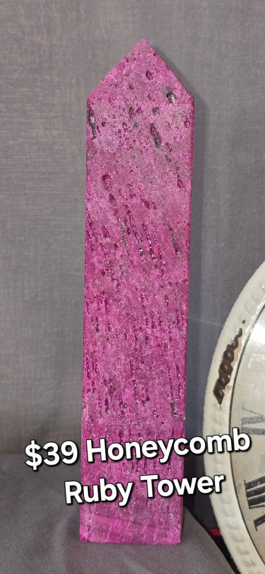 Honeycomb Ruby Tower