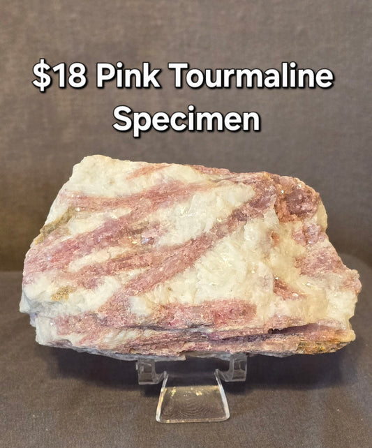 Pink Tourmaline Specimen