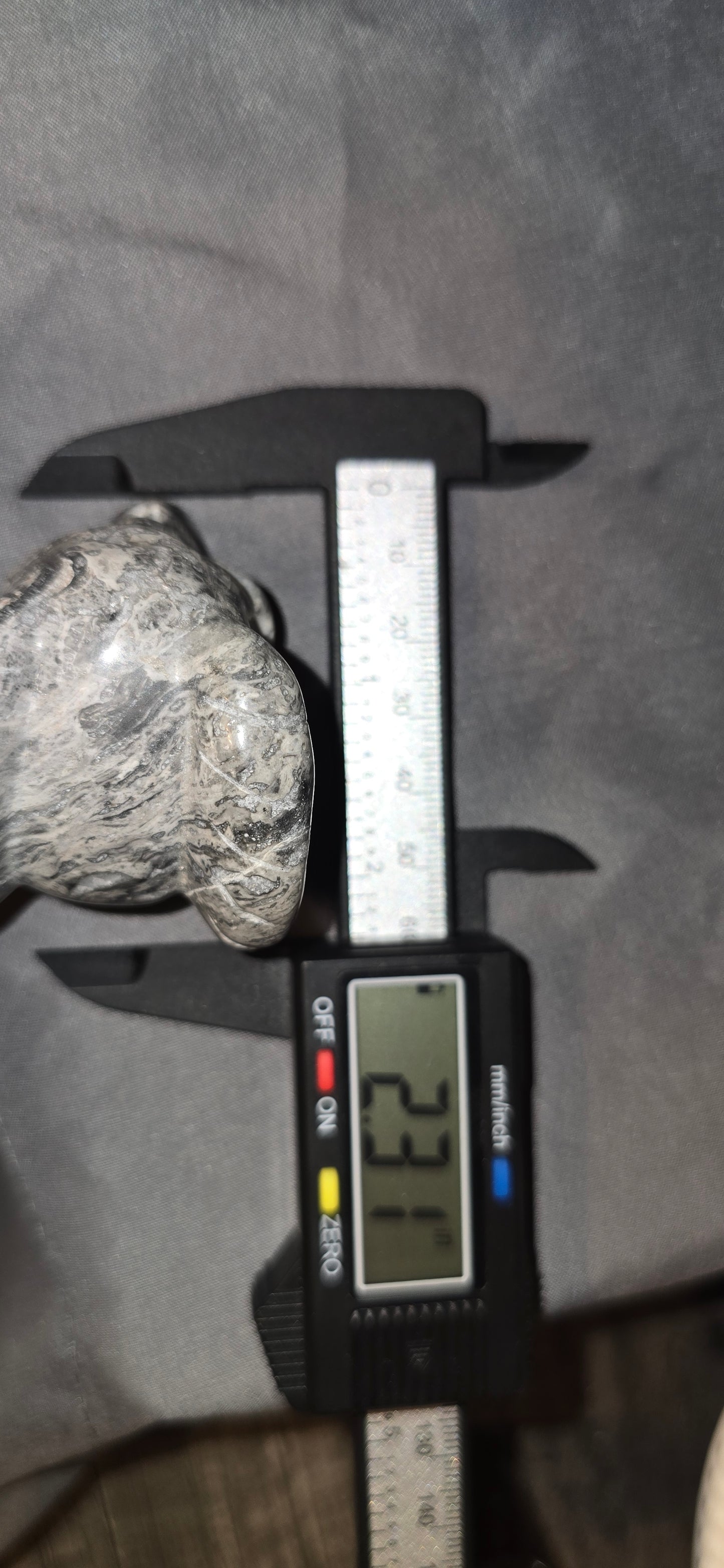 Picasso Jasper Horned Skull